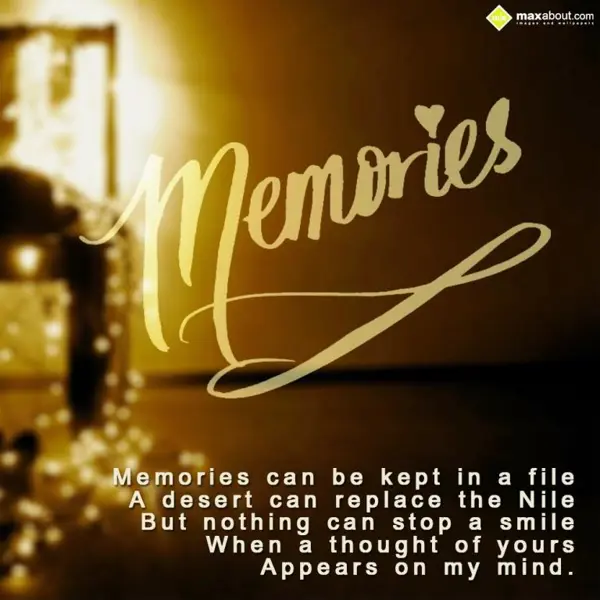 Sweet Greetings Wishes: Memories can be kept