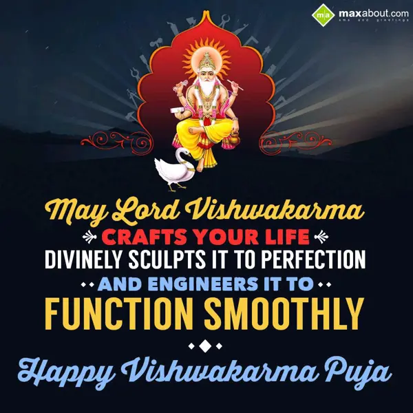 Vishwakarma Puja Greetings Wishes: May Lord Vishwakarma