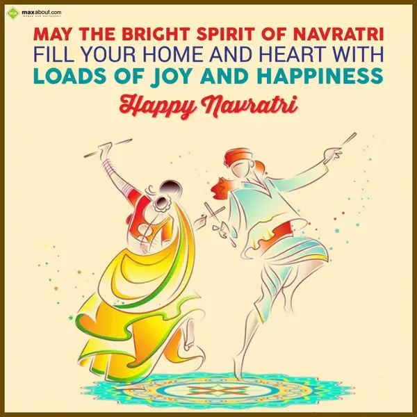 Navratri Quotes Greetings Wishes: May the bright spiri