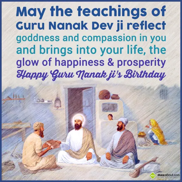 Gurpurab Greetings Wishes: May the teachings of