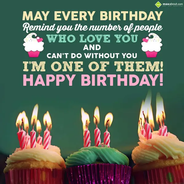 Birthday Greetings Wishes: May every Birthday r