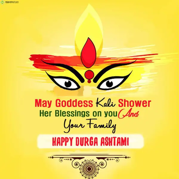 Durga Ashtami Greetings Wishes: May Goddess Kali Sho