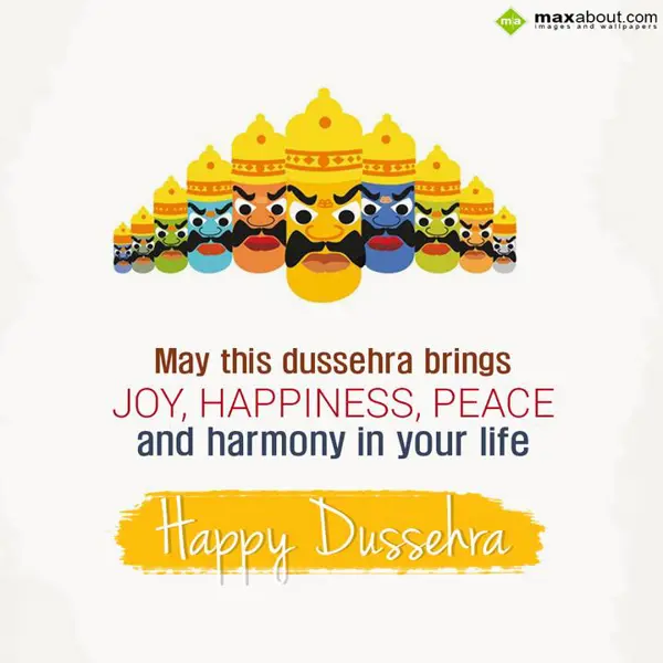 Dussehra Greetings Wishes: May this dussehra br