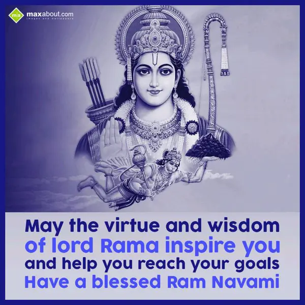 Ram Navami Greetings Wishes: May the virtue and w