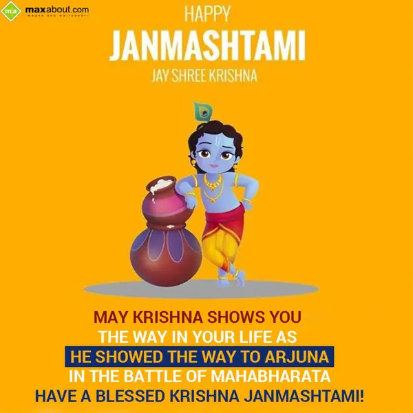 Janmashtami Greetings Wishes: May Krishna shows yo