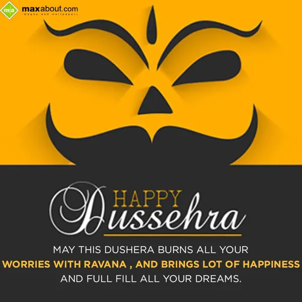 Dussehra Greetings Wishes: May this Dushera bur