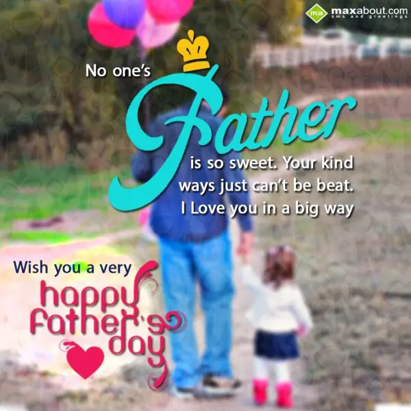 Father Day Greetings Wishes: No one’s Father is s