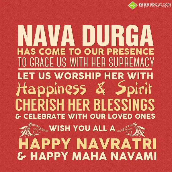 Maha Navami Greetings Wishes: Nava Durga Has Come 