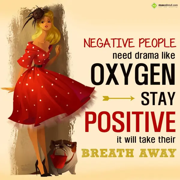 Encouragement Greetings Wishes: Negative people need