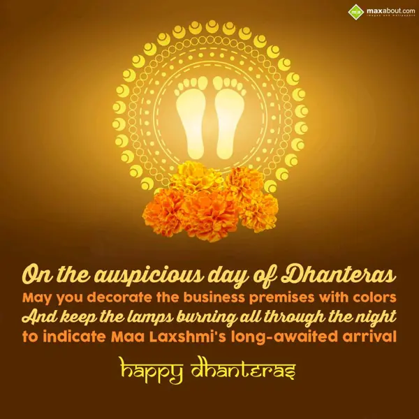 Dhanteras Greetings Wishes: On the auspicious da