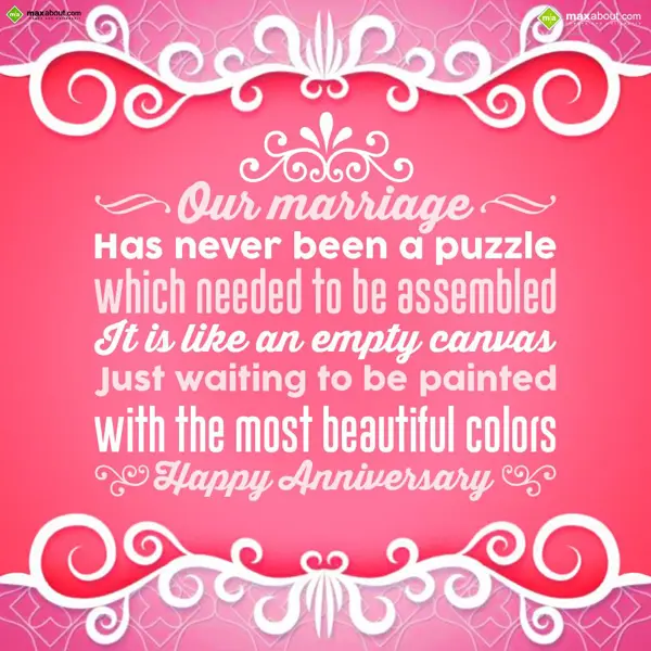 Anniversary Greetings Wishes: Our marriage has nev