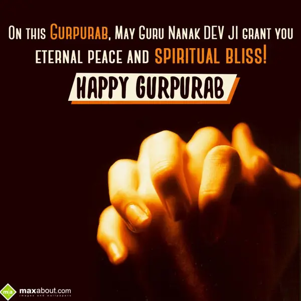 Gurpurab Wishes Greetings Wishes: On this Gurpurab, Ma