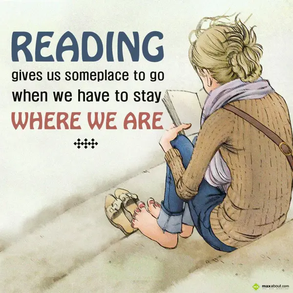 Quotes Greetings Wishes: Reading gives us som