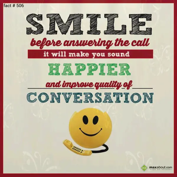 Facts Greetings Wishes: Smile before answeri