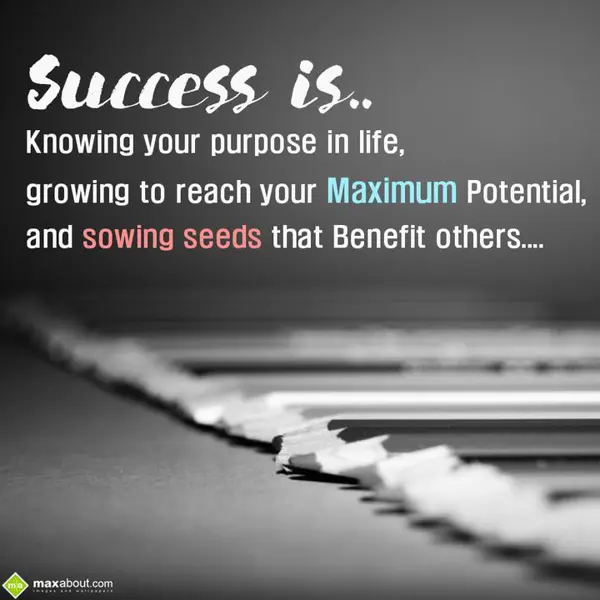 Miscellaneous Greetings Wishes: Success is knowing y