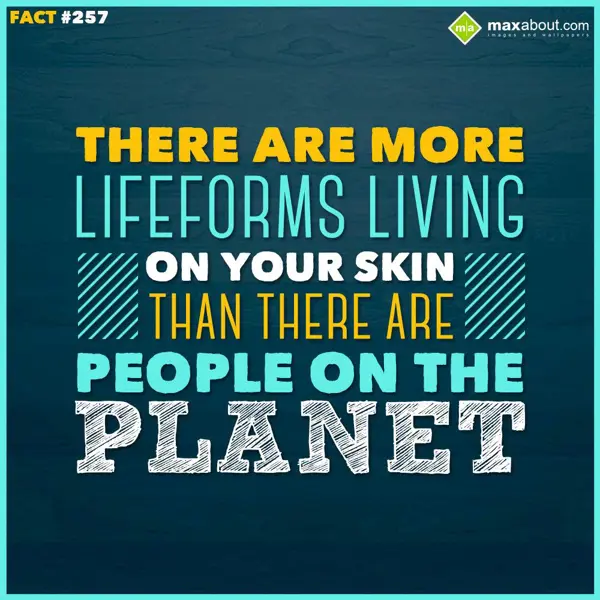 Human Body Facts Greetings Wishes: There are more lifef