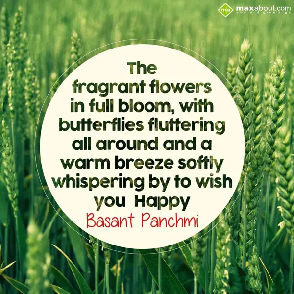 Basant Panchami Greetings Wishes: The fragrant flowers