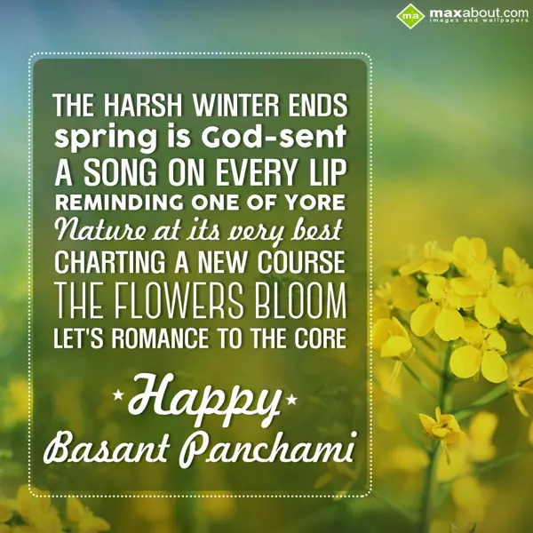 Basant Panchami Greetings Wishes: The harsh winter end