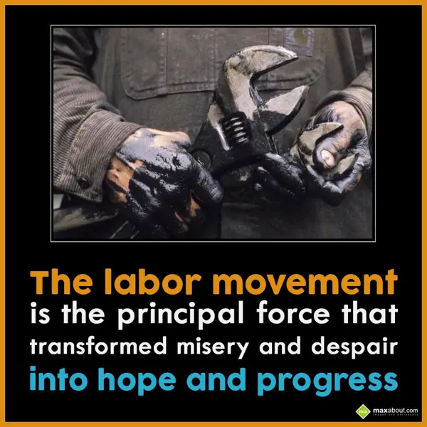 Labor Day Greetings Wishes: The labor movement
