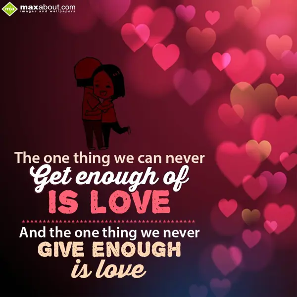 Love Greetings Wishes: The one thing we can