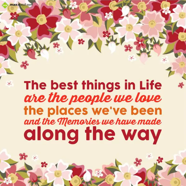 Quotes Greetings Wishes: The best things in l