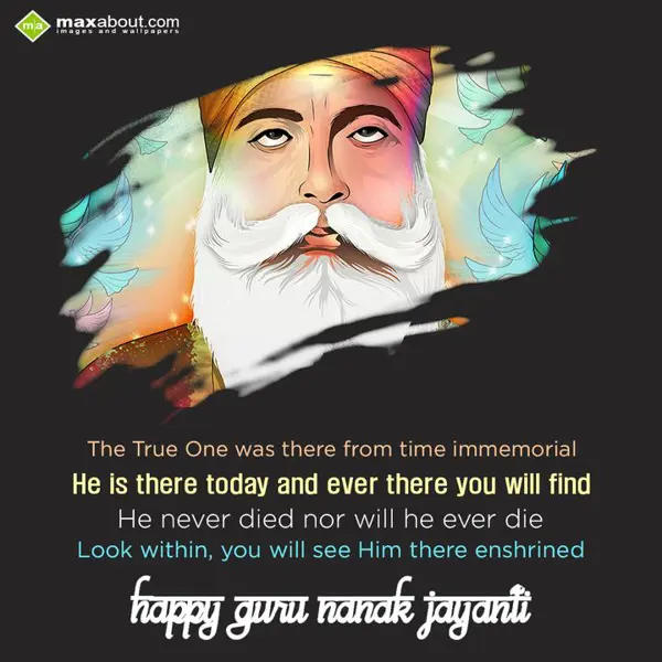 Guru Nanak Jayanti Greetings Wishes: The True One was the