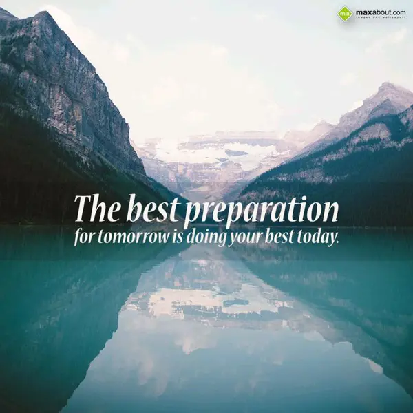 Motivational Greetings Wishes: The best preparation