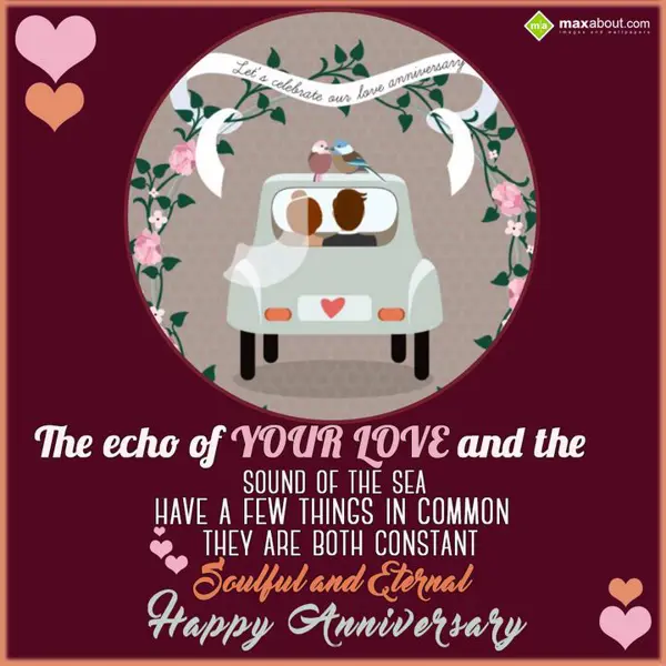 Anniversary Wishes Greetings Wishes: The echo of your lov