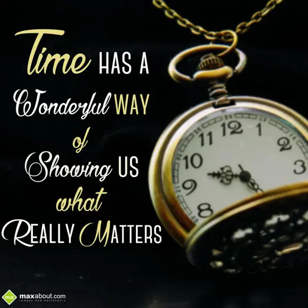 Advice Greetings Wishes: Time has a wonderful