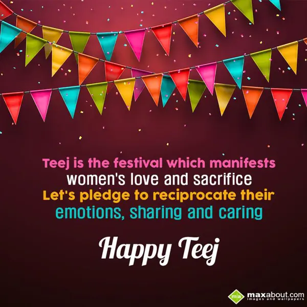 Teej Greetings Wishes: Teej is the festival