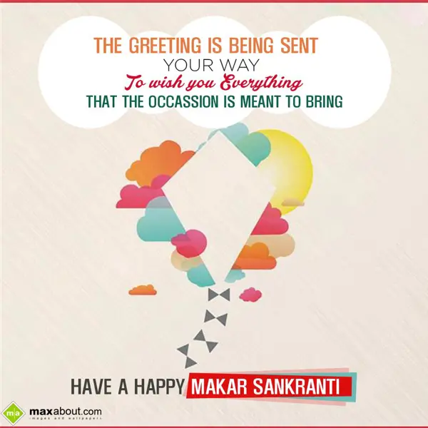 Makar Sankranti Greetings Wishes: The greeting is bein