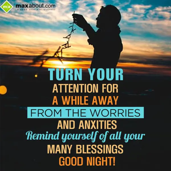 Good Night Greetings Wishes: Turn your attention 