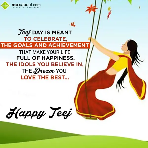 Teej Greetings Wishes: Teej day is meant to