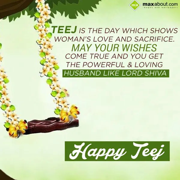 Teej Greetings Wishes: Teej is the day whic