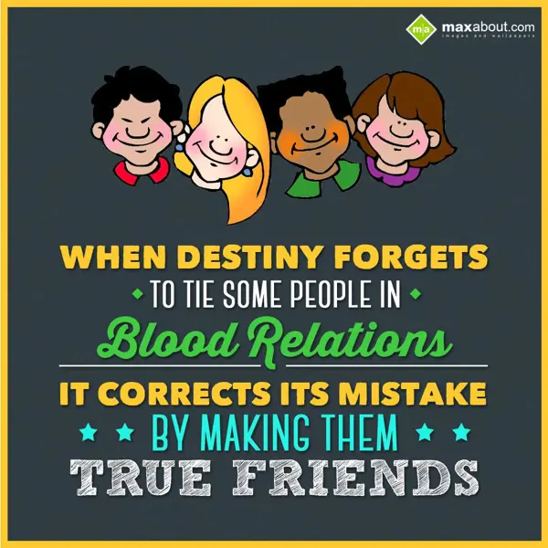 Best Friends Greetings Wishes: When destiny forgets