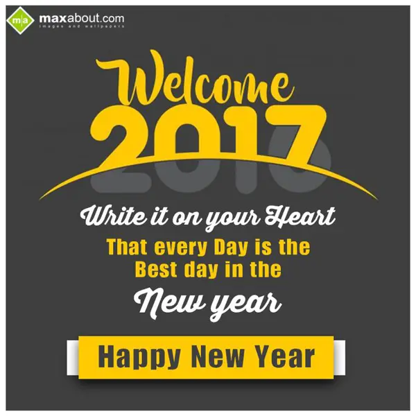 New Year Quotes Greetings Wishes: Welcome 2017
Write 