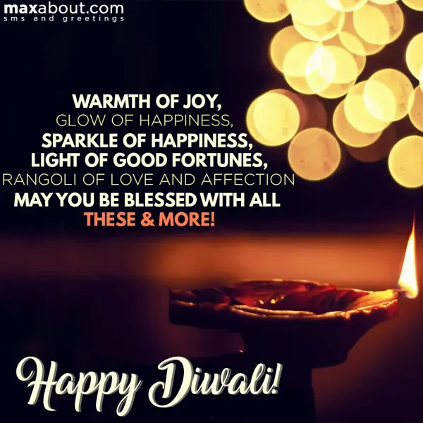 Diwali Greetings Wishes: Warmth of Joy,
Glow