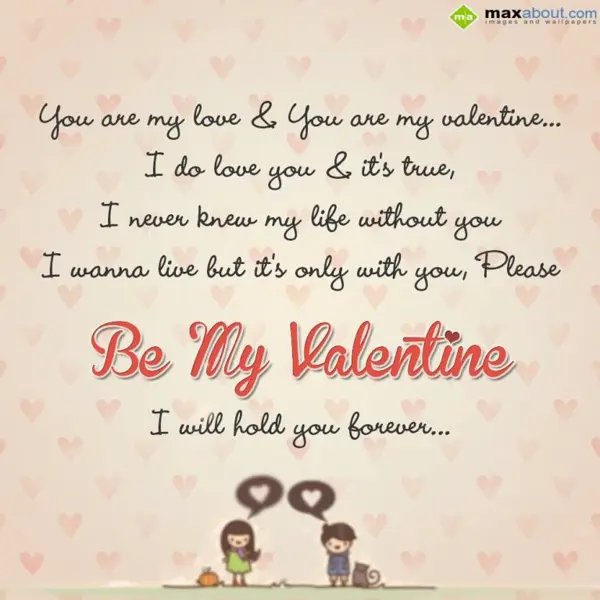 Valentine Greetings Wishes: U r my love & u r my