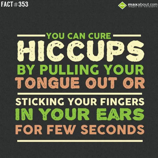 Human Body Facts Greetings Wishes: You can cure hiccups