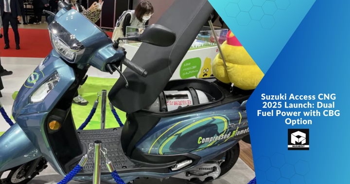 Suzuki Access CNG 2025 Launch: Dual Fuel Power with CBG Option