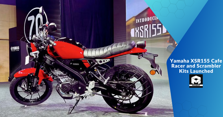 Yamaha XSR155 Cafe Racer and Scrambler Kits Launched