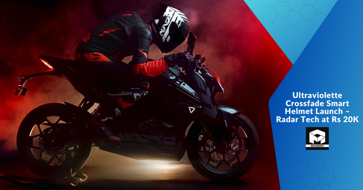 Ultraviolette Crossfade Smart Helmet Launch – Radar Tech at Rs 20K