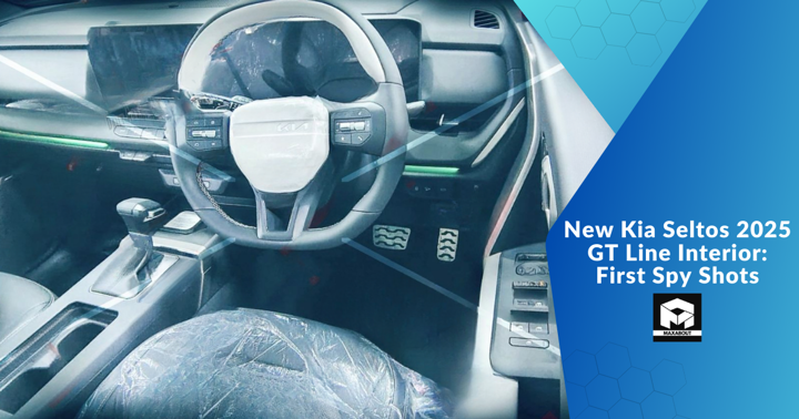 New Kia Seltos 2025 GT Line Interior: First Spy Shots