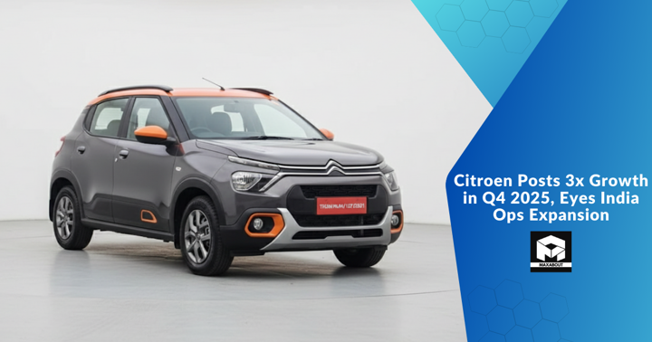 Citroen Posts 3x Growth in Q4 2025, Eyes India Ops Expansion