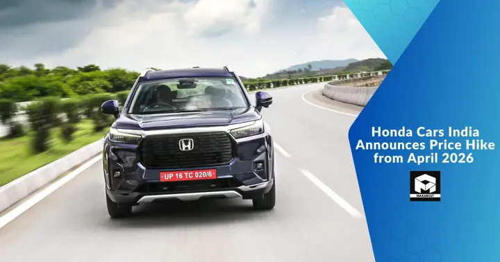 Honda Cars India Announces Price Hike from April 2026 