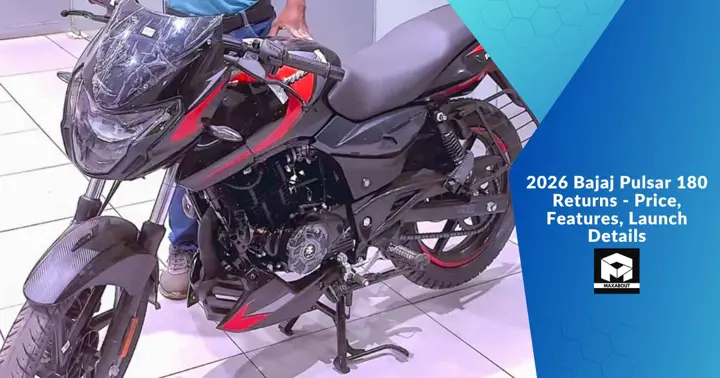 2026 Bajaj Pulsar 180 Returns - Price, Features, Launch Details