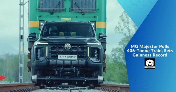 MG Majestor Pulls 406-Tonne Train, Sets Guinness Record