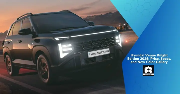 Hyundai Venue Knight Edition 2026: Price, Specs & Colors