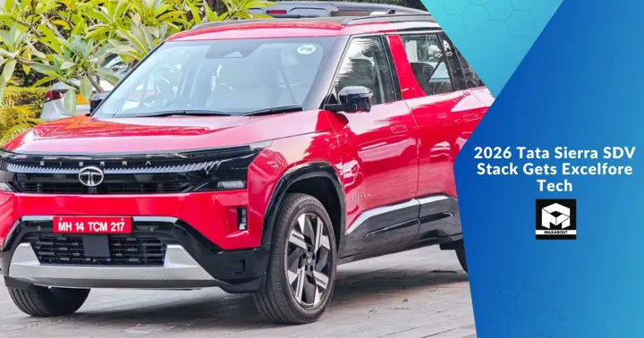2026 Tata Sierra SDV Stack Gets Excelfore Tech