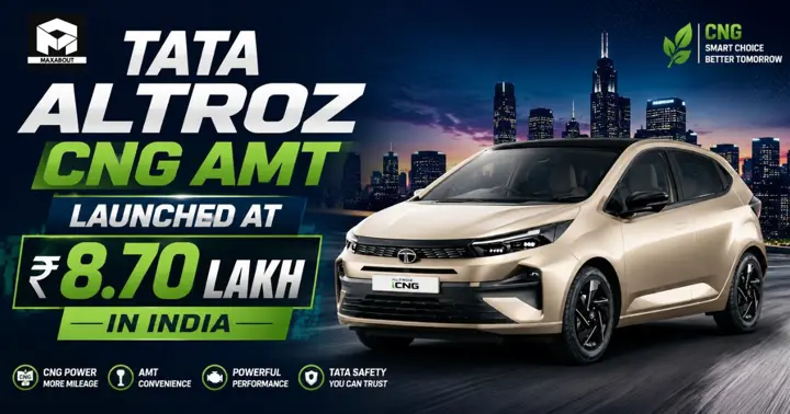 Tata Altroz CNG AMT Launched at ₹8.70 Lakh in India